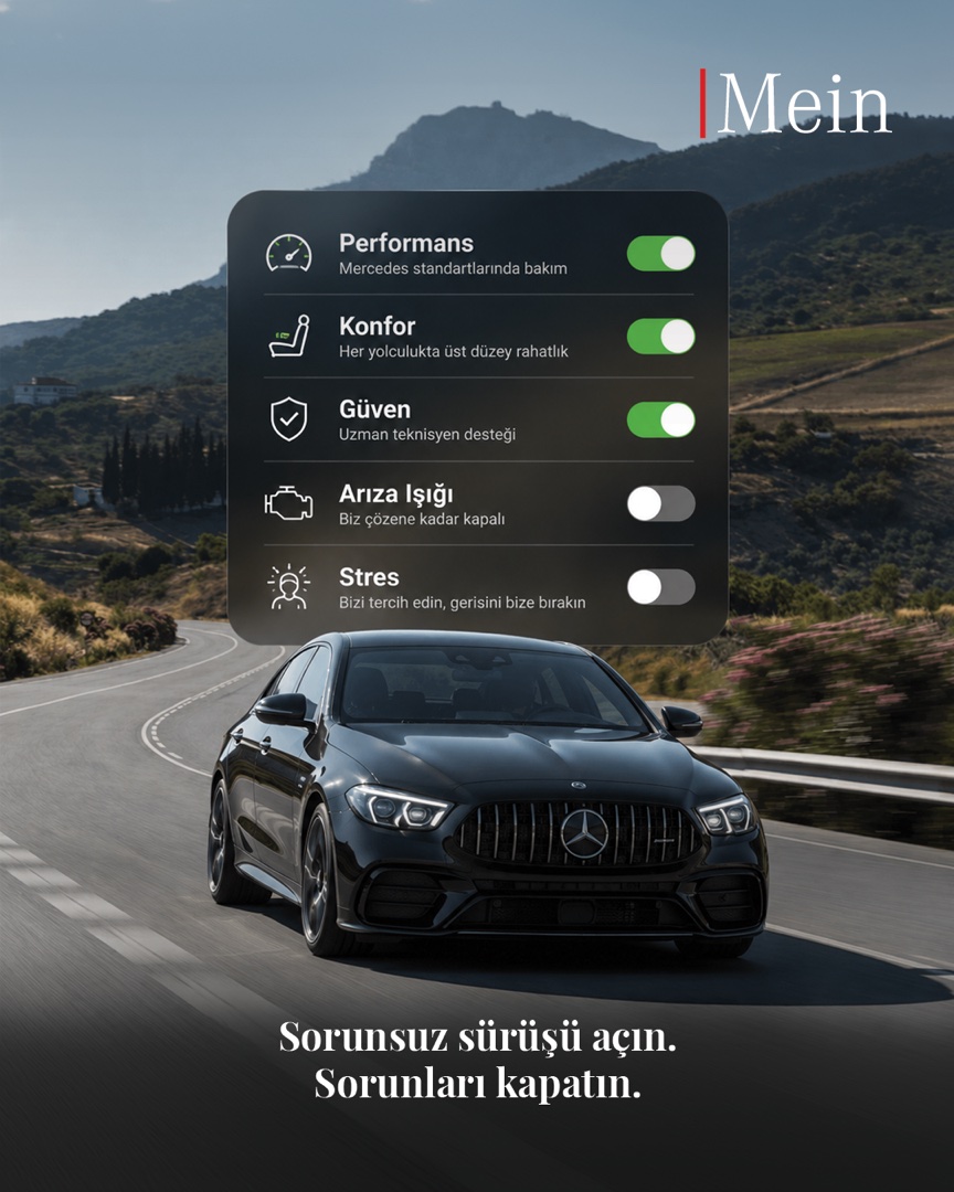 Mein Servis — Performans, konfor ve güven