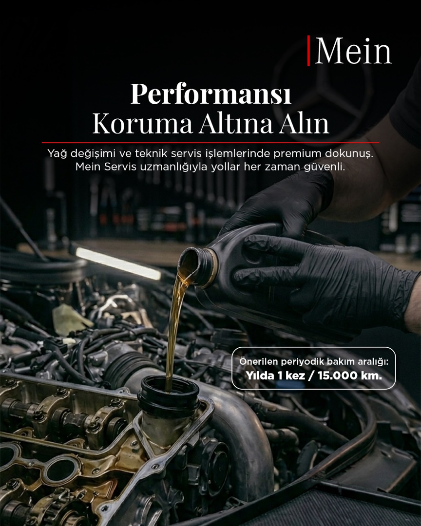 Mein Servis — Yağ bakımı